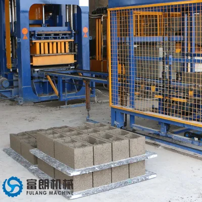 High Speed Automatic Cement Sand Hollow Brick Block Molding Machine