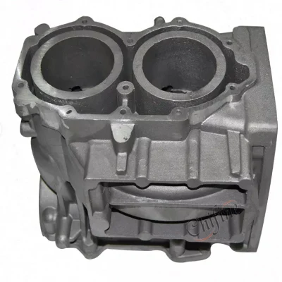 Customized Ggg50 Qt500-7 Ductile Iron Casting and Machining Engine Cylinder Block
