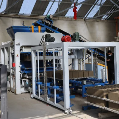 Fully Automatic Cement Sand Hollow Block Moulding Machine in Senegal
