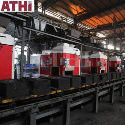 Fully Automatic Molding Production Casting Line Including Molding Pouring Cooling Sand Reclamation Process for Foundry Workshop