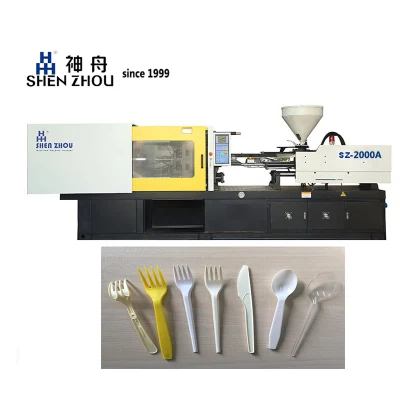 CE ISO Certified Full Automatic Plastic Disposable Tableware Knife Fork Spoon Making Injection Mold Moulding/Molding Machine