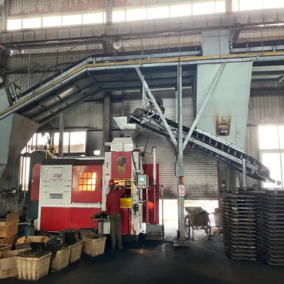  Xinning Automatic Horizontal Flaskless Molding Line for Casting Iron Wit Green Sand