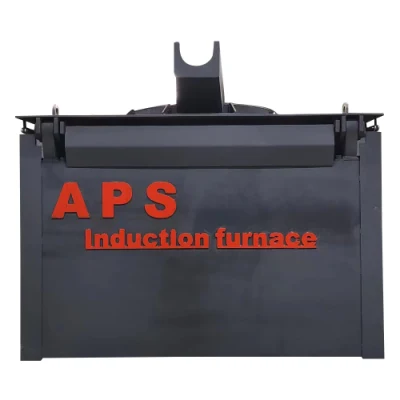  Aps Electric Industrial 1ton Cast Iron Stainless Steel Scrap Copper Aluminum Metal Brass Bronze Medium Frequency Induction Melting Furnace for Foundry