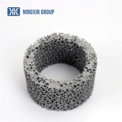 Exothermic Riser Sleeve Ladle Filtration Silicon Carbide Ceramic Foam Filter 50X22mm Iron