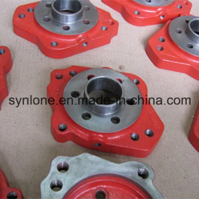  Custom Made Sand Casting and Machining Gearbox Painted Parts