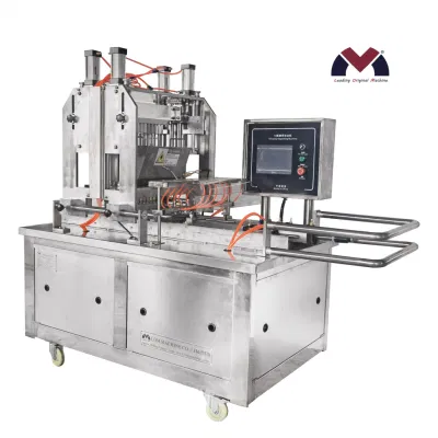 Automatic Servo Pouring Machine for Yoghurt Flavoured Fudge Lollipop Shaped Two Colours Candy Pouring Machine Fruity Candy Machine