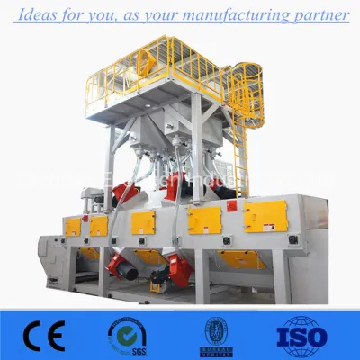  Metal Wire Mesh Belt Shot Blasting Machine for Foundry Castings Forgings Die Castings Surface Cleaning