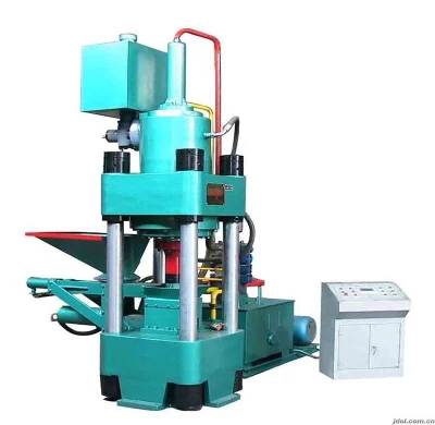 Metal Chip Press Swarf Briquette Machine Scrap Iron Turnings Block Moulding Machine