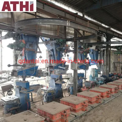 Foundry Iron Casting Green Sand Mechanized Moulding Line with Sand Preparation Plant