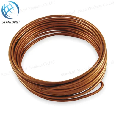 GB17791-1999 3.18mm 4.76mm 6.35mm Copper Pipe for Air Condition