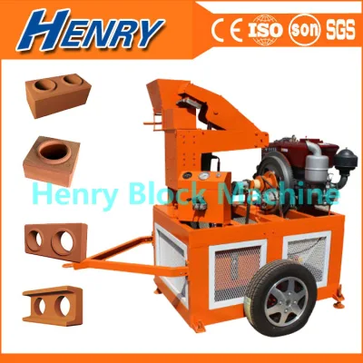 Hr1-20 Small Automatic Hydraform Clay Sand Block Making Machine Price