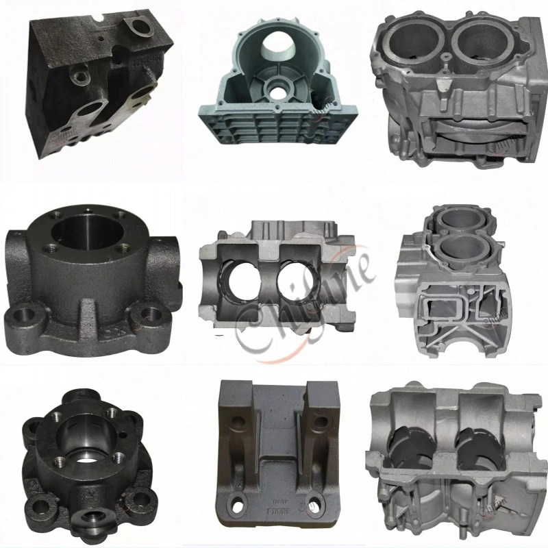 Customized Ggg50 Qt500-7 Ductile Iron Casting and Machining Engine Cylinder Block