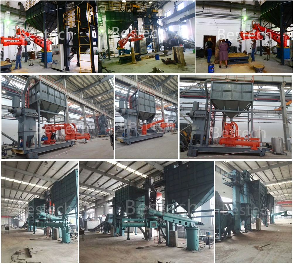 Resin Sand Reclaiming and Molding System in Metal Parts Casting Line