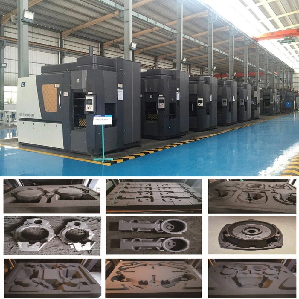 Casting Industries Sand Delynn Wooden Package Moulding Steel Molding Machine