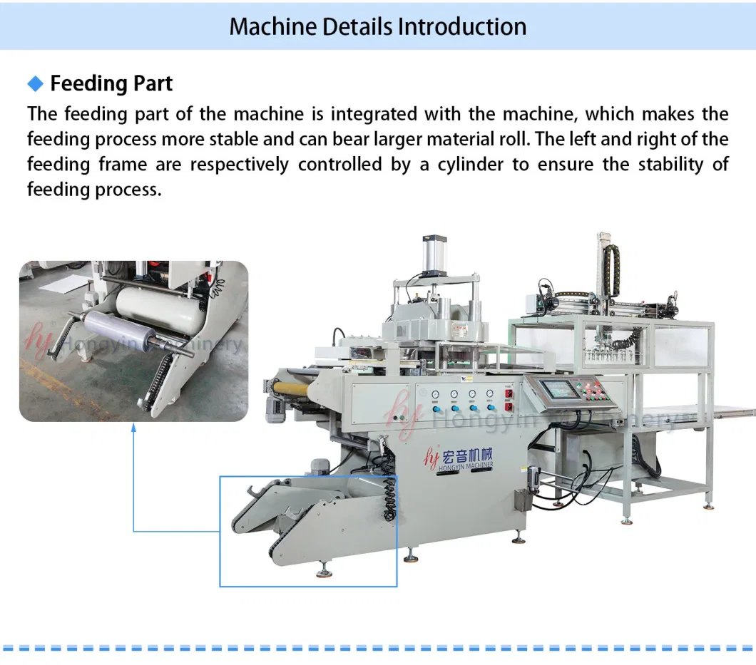 Fully Automatic Mini Plastic Tray Moulding Machine Plastic Thermoforming Machine