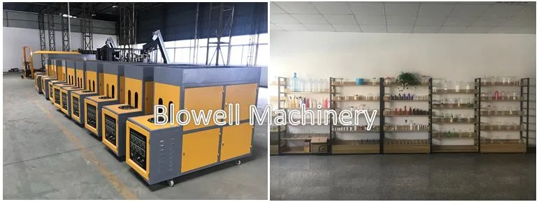 Factory Price 2 Cavid 4 Cavities Semi Automatic Plastic Pet Mineral Water Bottle Blowing Blower Can Jar Making Maker Stretch Blow Molding Moulding Machine