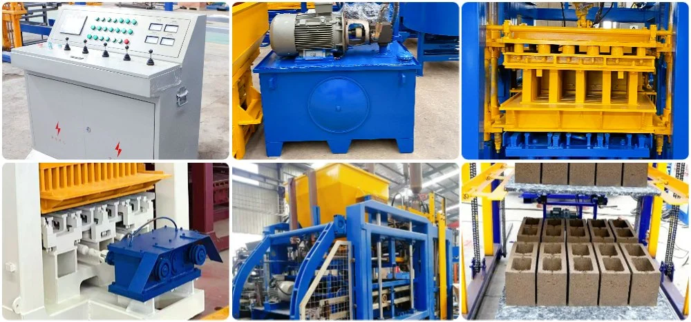 Fully Automatic Cement Hydraform Block Brick Moulding Machine Qt6-15 Interlock Paver Concrete Block Machine Price