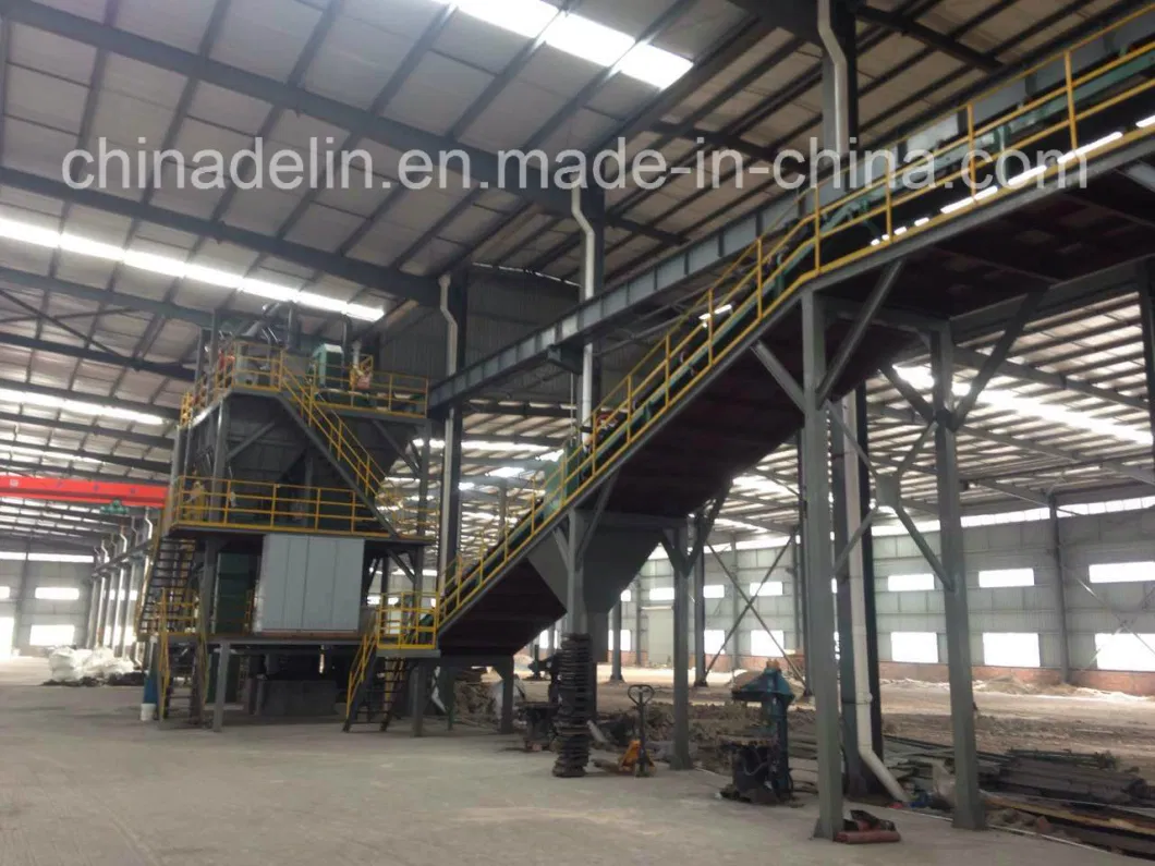 Delin Automatic Wood Package CE Foundry Casting Sand Metal Molding Machine ODM