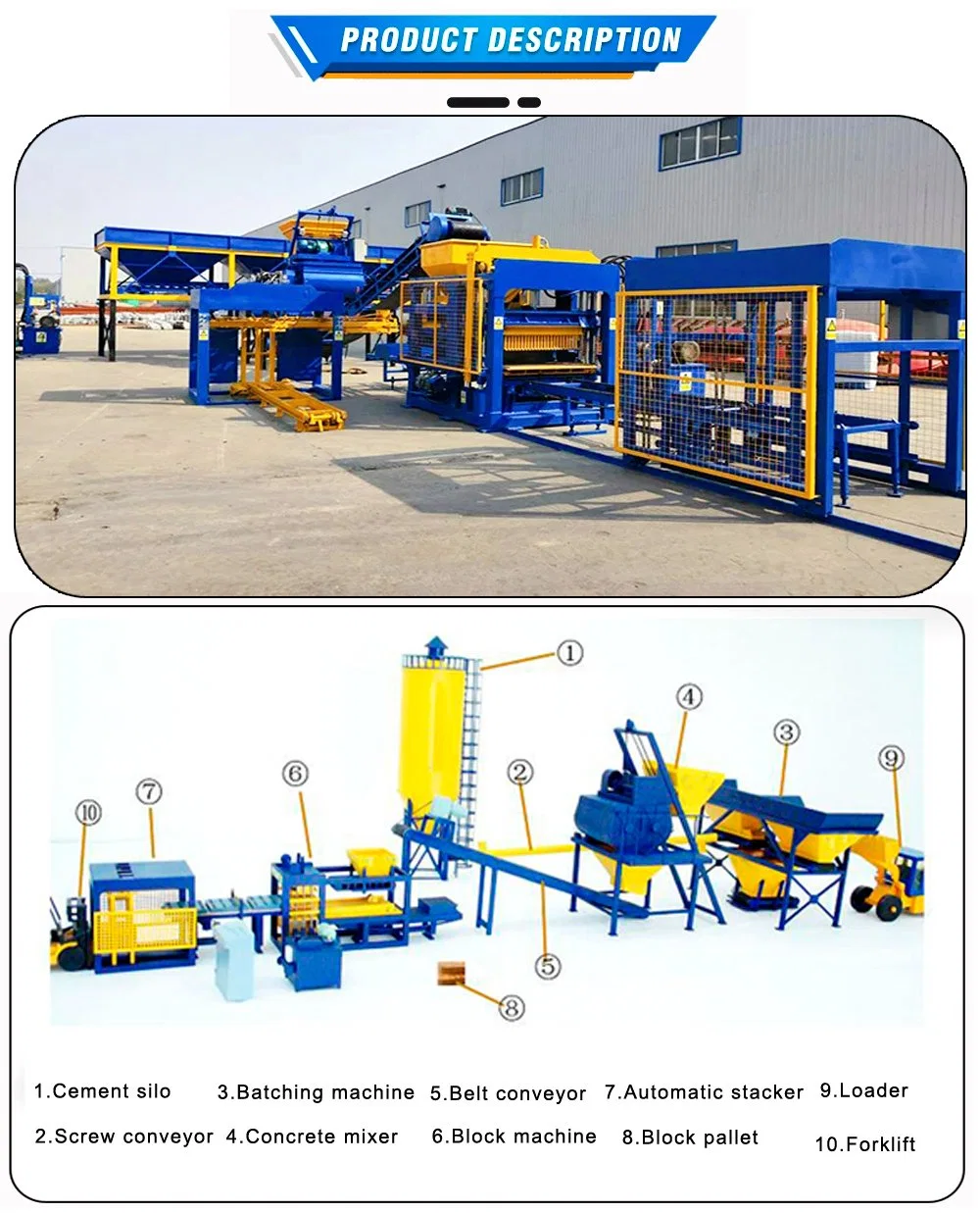 Fully Automatic Cement Hydraform Block Brick Moulding Machine Qt6-15 Interlock Paver Concrete Block Machine Price