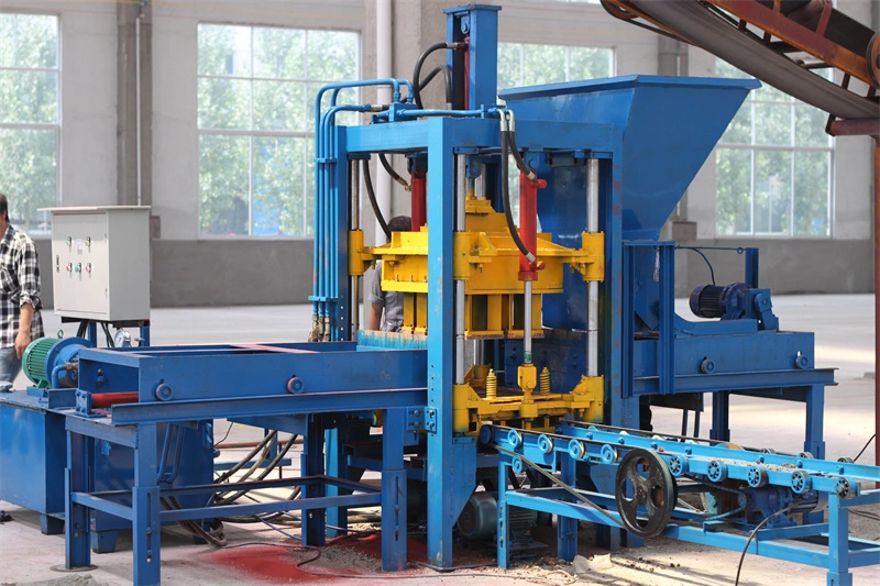 Fully Automatic Concrete Block Brick Making Machine Concrete Sand Fly Ash Construction Weast Compressed Brick Burn-Free Qt8-15D Hydraulic System Newest Design