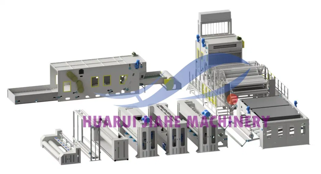 Film Coating Machine for Nonwoven Fabric, Extrusion Molding Machinery for Needle-Punched Non-Woven Flame Retardant Felt, Casting Compound Machine Auto Carpet,