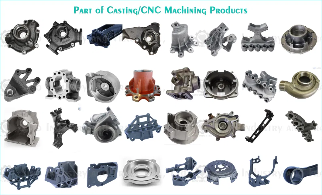 China Custom Hot Chamber Metal Parts and Sand Castings Housing Lost Wax Zinc Aluminium Die Casting Parts