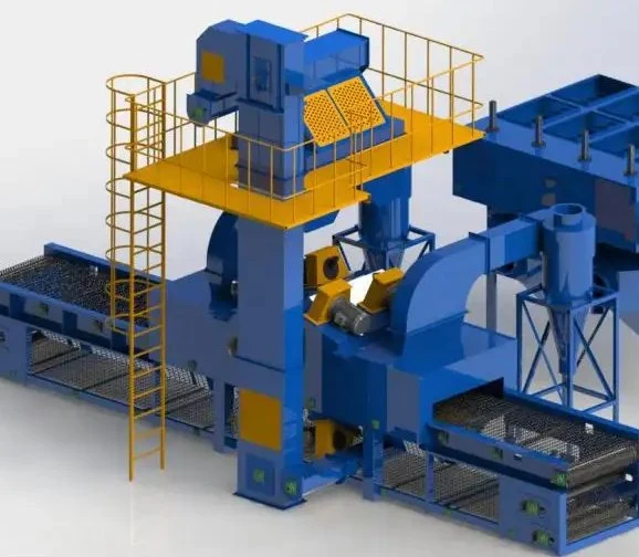 High Effective Sand Blasting Machine for Casting Foundry