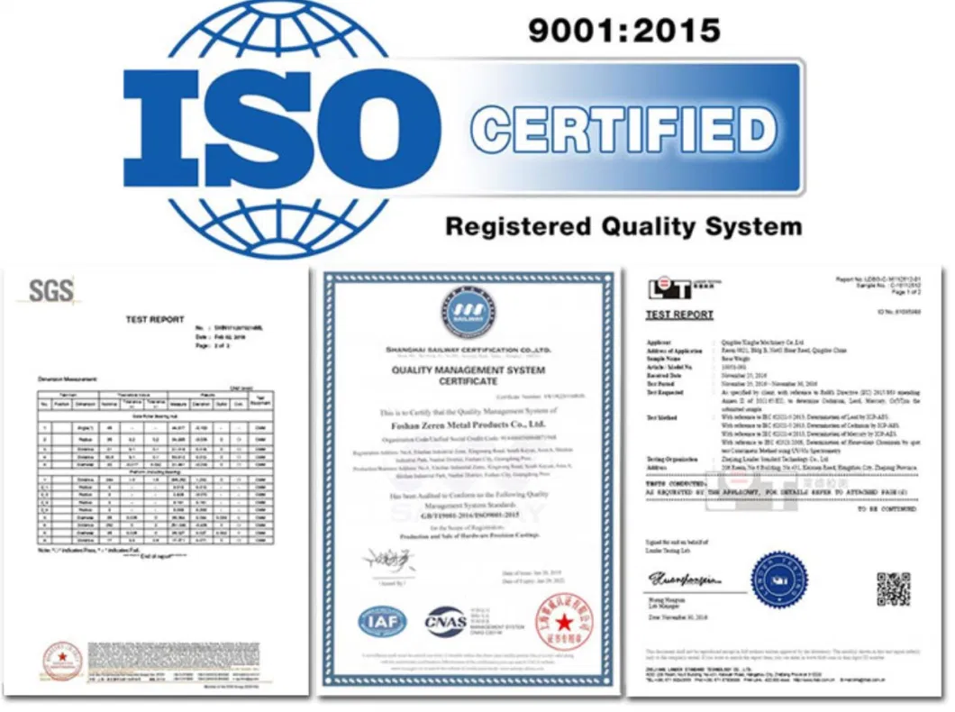 OEM ISO9001investment Casting Parts All Die Cast and Forging Parts Steel Alloys with All Steel Grades Die Casting Parts