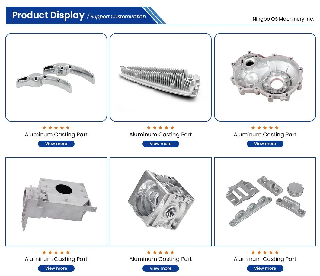 QS Machinery Aluminum Gravity Die Casting Manufacturer OEM Die Casting and Sand Casting Services China Prototype Aluminium Casting