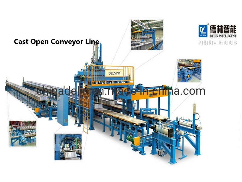 Dlzx110120 Automatic Molding Machine with Cast Open Conveyor Line and Sand Processing Equipment