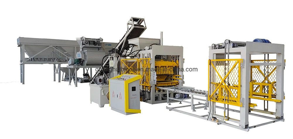 High Efficiency Turkey Vibration Industrial Used Second Hand Split Face Sand Zigzag Interlock Paver 6 8 9 Inches Hollow Cement Brick Block Moulding Machine