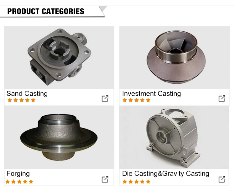 Foundry Custom Metal Casting Products 316L Stainless Steel Metal Alloy Sand Casting Services