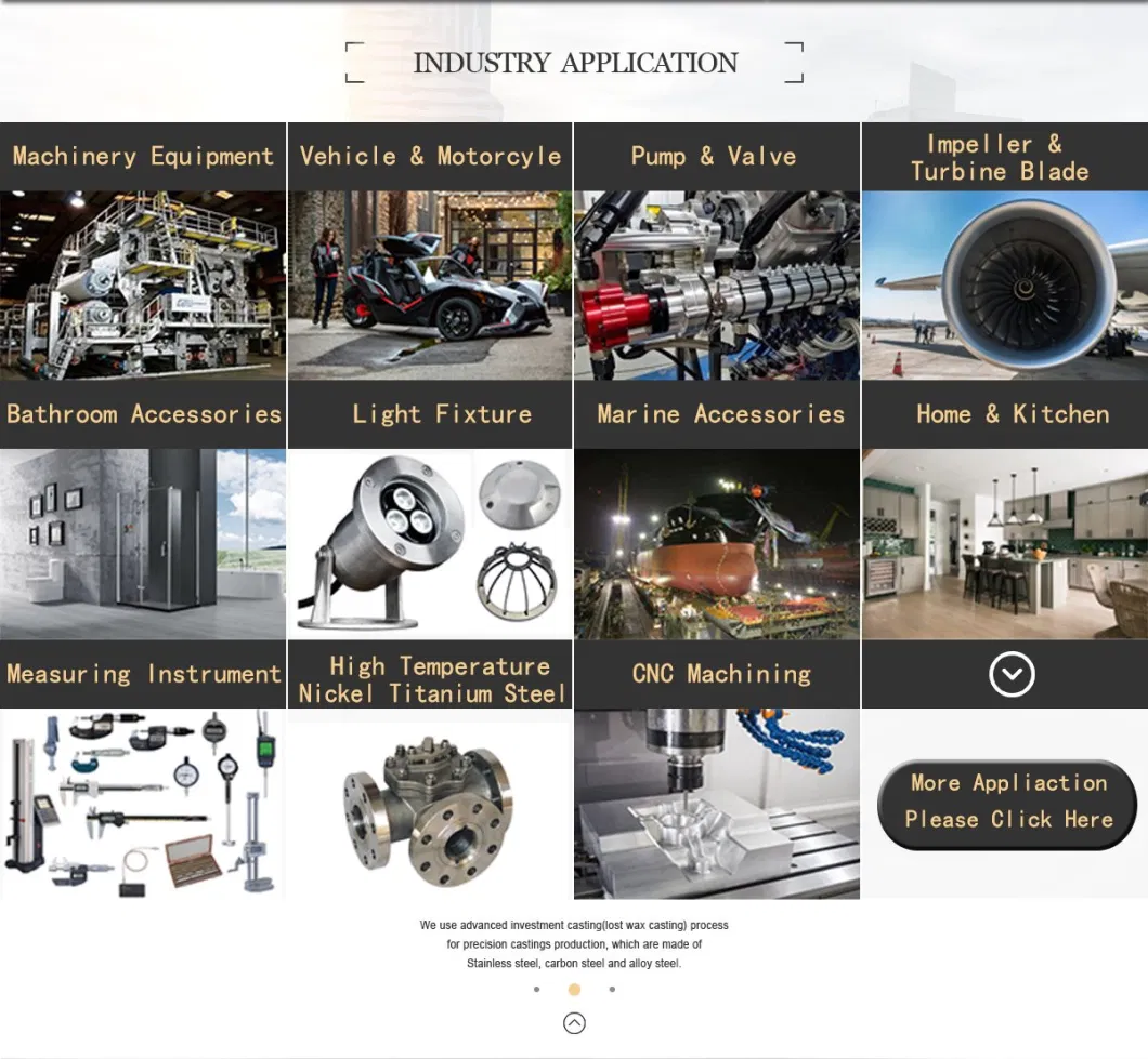 Custom Metal Sand Casting &amp; Stainless Steel Precision Investment Casting and Machining Forging Parts