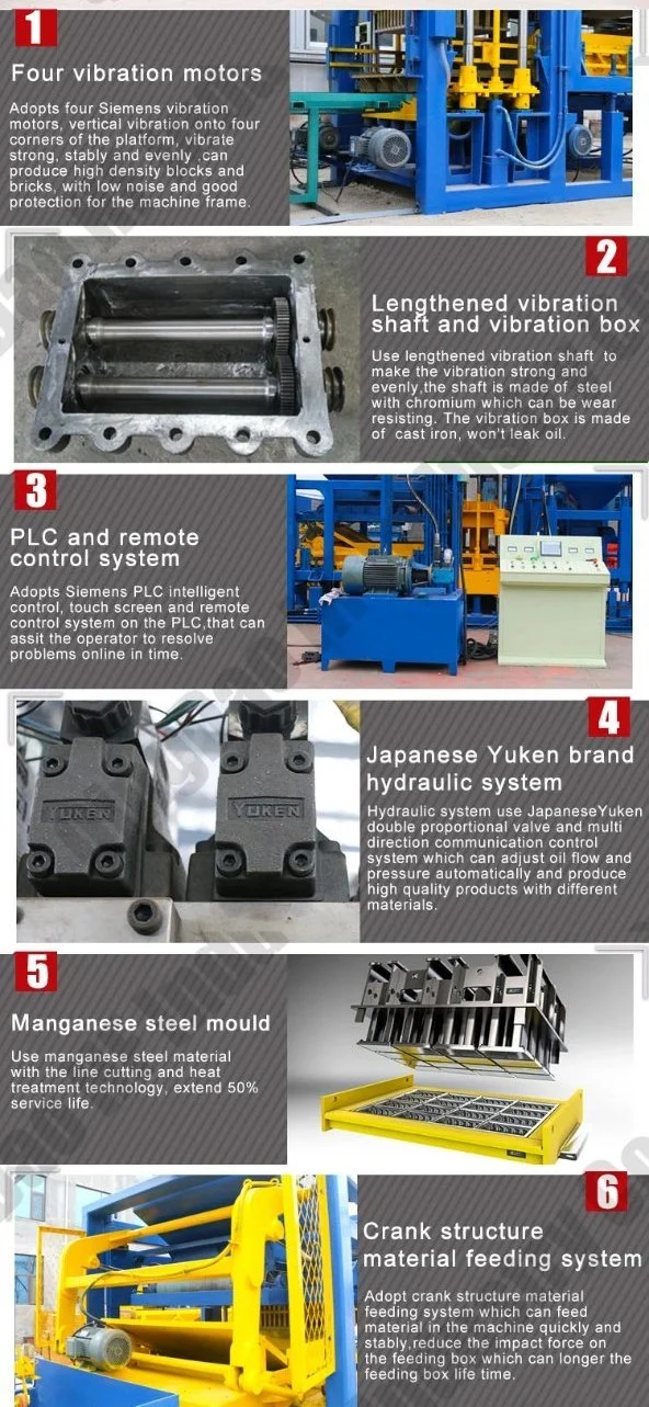 Concrete Block Moulding Machine Qt12-15 Fully Automatic Fly Ash Brick Block Making Machine Price for Sale