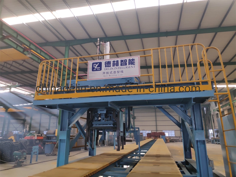Dlzx110120 Automatic Molding Machine with Cast Open Conveyor Line and Sand Processing Equipment