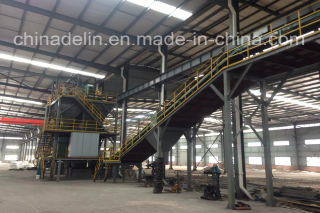 Customized New Delin Wood Package Foundry Automatic Sand Molding Machine