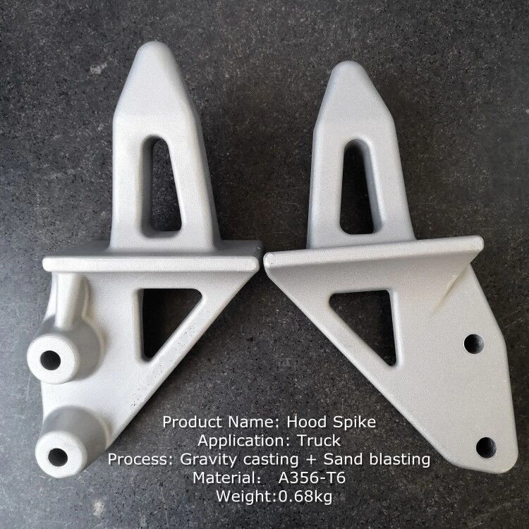 Auto Part Aluminum Alloy Die Cast Steel Gravity Casting for Truck Parts with Sand Blasting