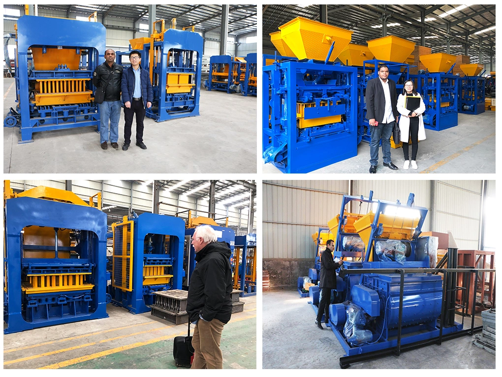 High Speed Automatic Cement Sand Hollow Brick Block Molding Machine