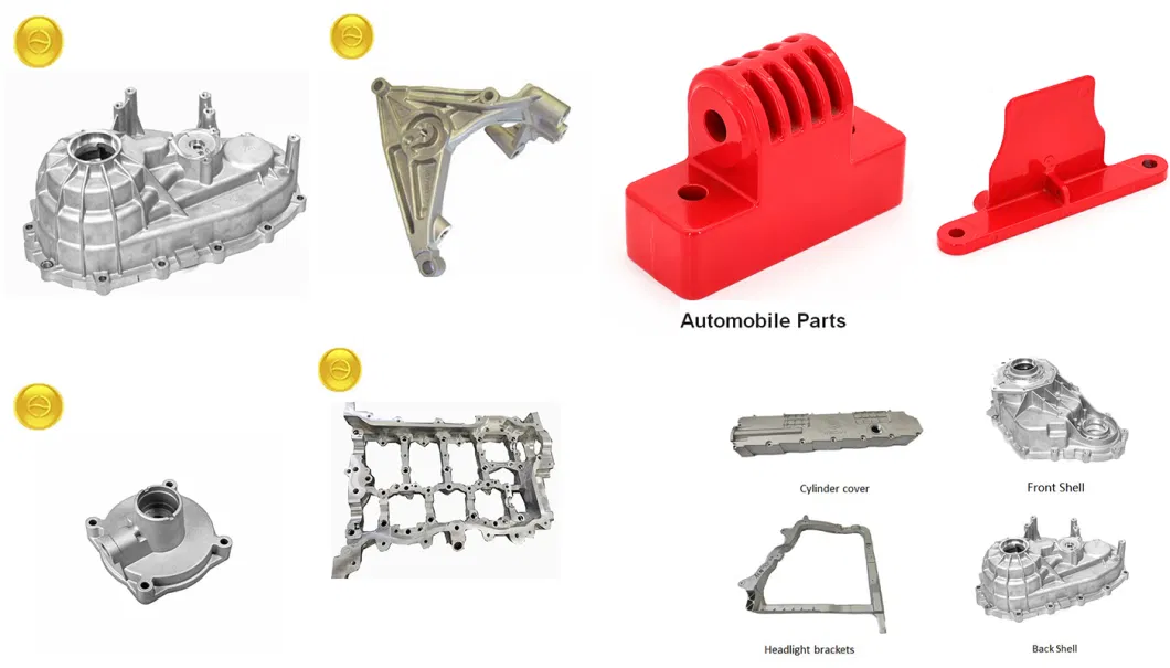 OEM Custom Equipment Aluminum Cover Bracket Mold Casting with Powder Coating