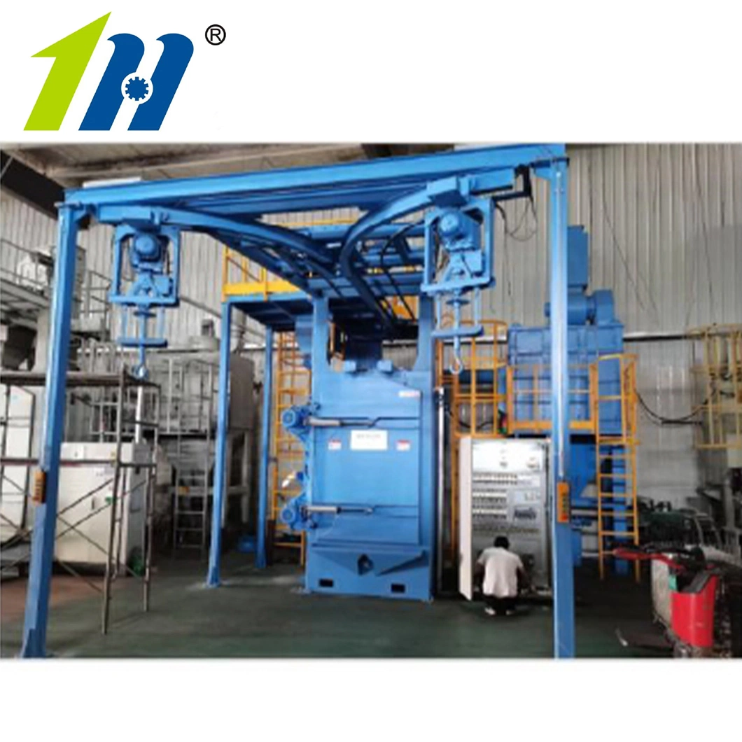 Factory Hanging Chain Shot Sand Blasting Machine in Foundry Industry