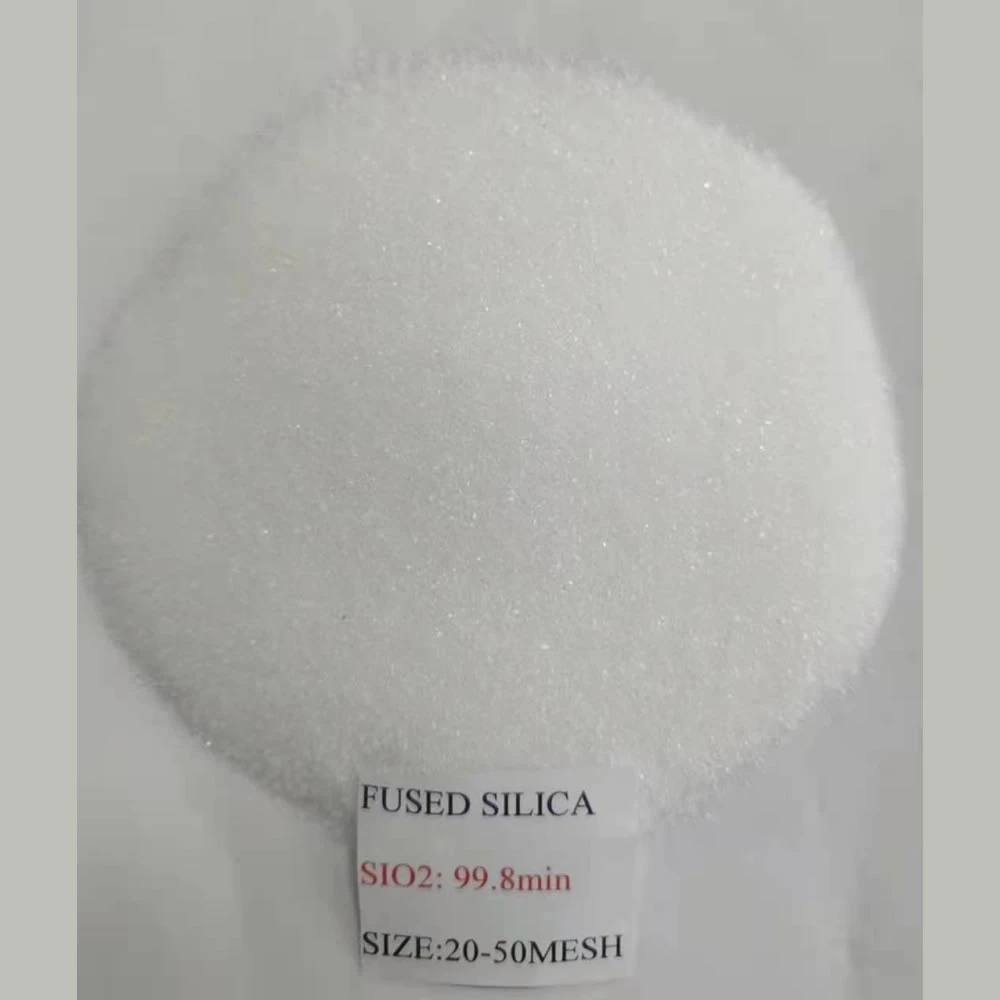 Grade a Quartz 20-50 Mesh Fused Silica Sand for Precision Casting