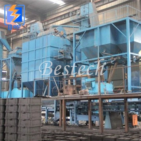 Foundry Green Sand Processing Production Line Clay Sand Reclamation System