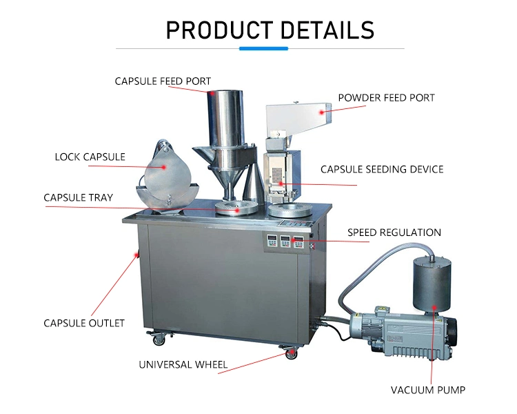 Semi Automatically Pod Capsule Filling Forming Sealing Machine Jf-Cgn208