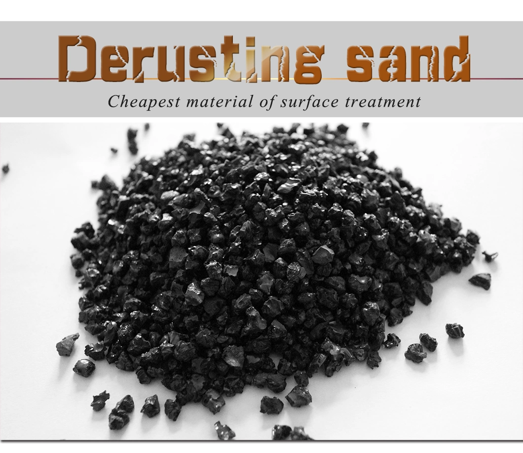 Copper Slag / Iron Silicate Used as Derusting Sand for Surface Treatment Sandblasting Abrasive