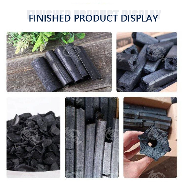 Charcoal Powder Stick Forming Machine Coconut Shell Iron Blue Carbon Pulverized Rice Hull Gypsum Coal Extruding Charcoal Briquette Molding Machine