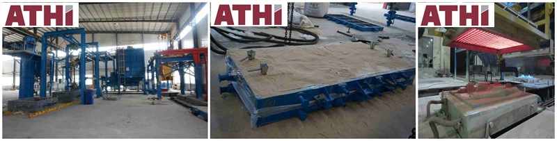 China Vacuum V Process Sand Casting Moulding Line for Bogie Bolster Railway Parts