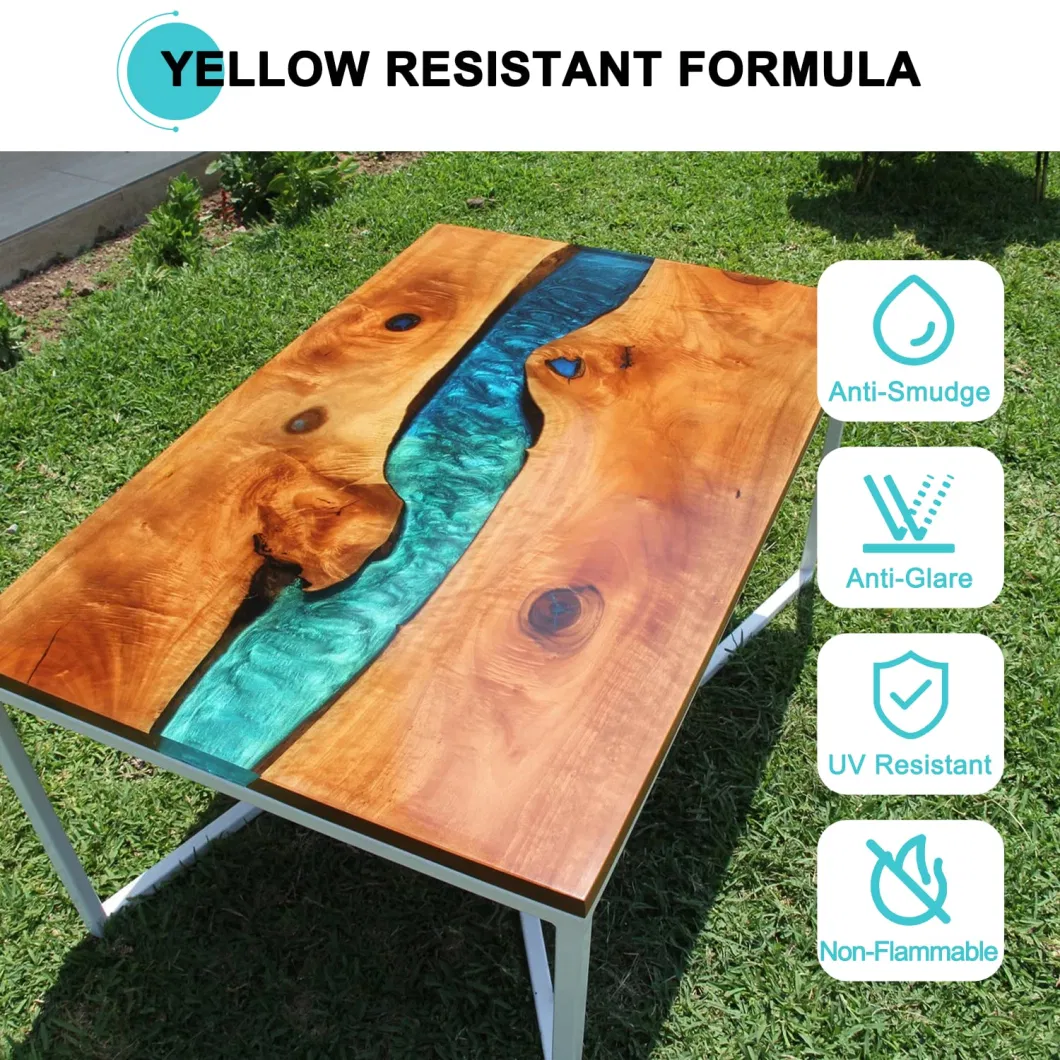 Deep Pour River Table High Gloss Casting Best Epoxy Resin for Beginners