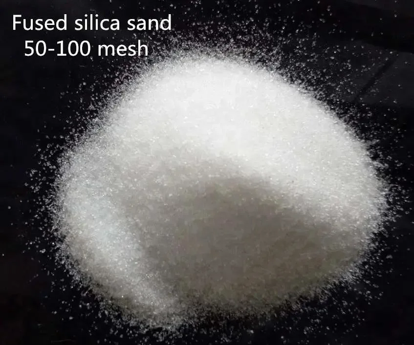 Sio2 99.99% Quartz Sand, Fused Silica Sand in Different Sizes