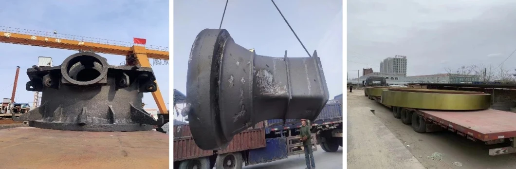 Casting Steel Zg270-500 End Cover Sand Type in Mining/Cement/Petroleum /Engineering Machinery