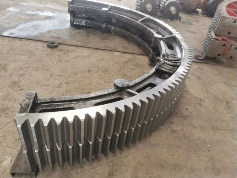 Foundry Sand Casting and CNC Machining Large Round Gear Ring Casting